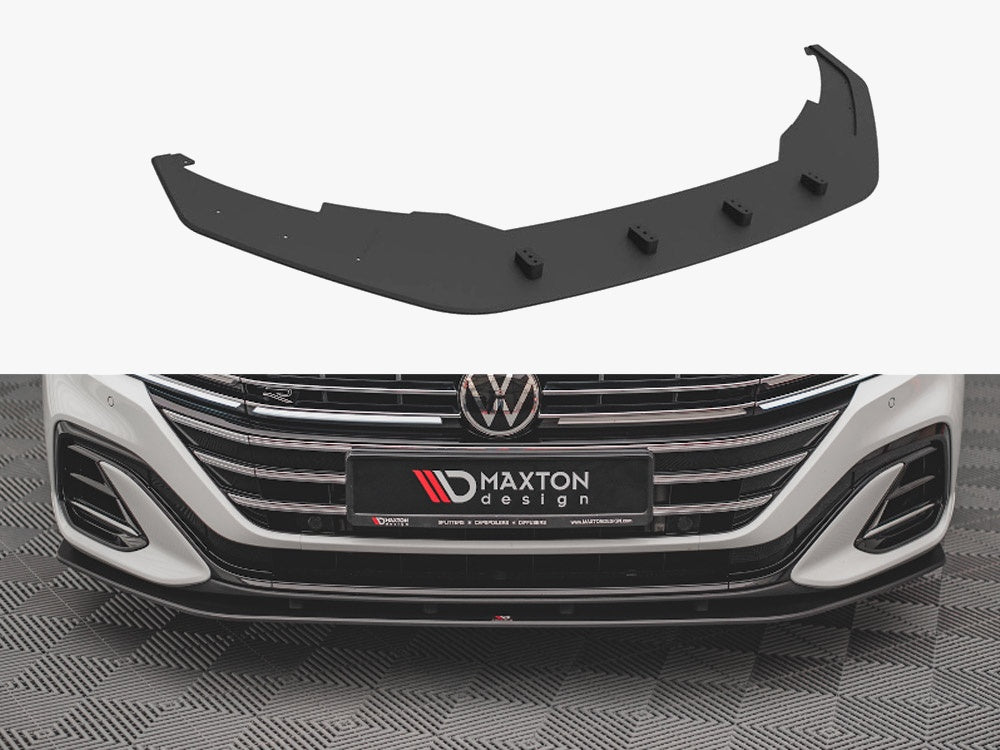 Maxton Design Street PRO Front Splitter Volkswagen Arteon Sedan / Shooting Brake R-Line Mk1 Facelift