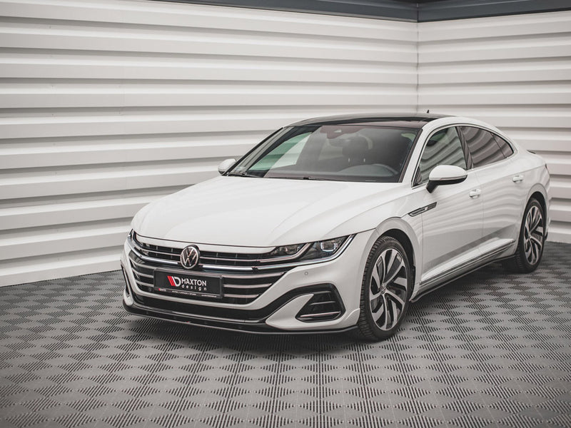 Maxton Design Street PRO Front Splitter Volkswagen Arteon Sedan / Shooting Brake R-Line Mk1 Facelift