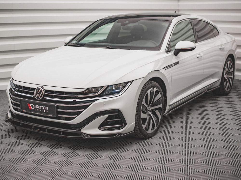 Maxton Design Front Splitter V.1 Volkswagen Arteon R-Line Sedan / Shooting Brake Mk1 Facelift