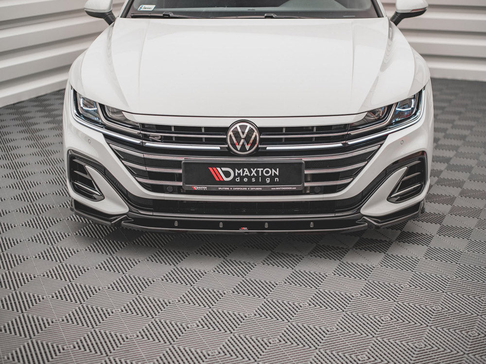 Maxton Design Front Splitter V.1 Volkswagen Arteon R-Line Sedan / Shooting Brake Mk1 Facelift