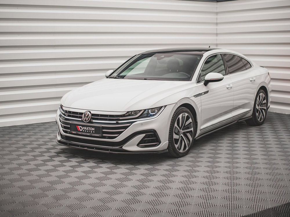 Maxton Design Front Splitter V.2 Volkswagen Arteon R-Line Sedan / Shooting Brake Mk1 Facelift