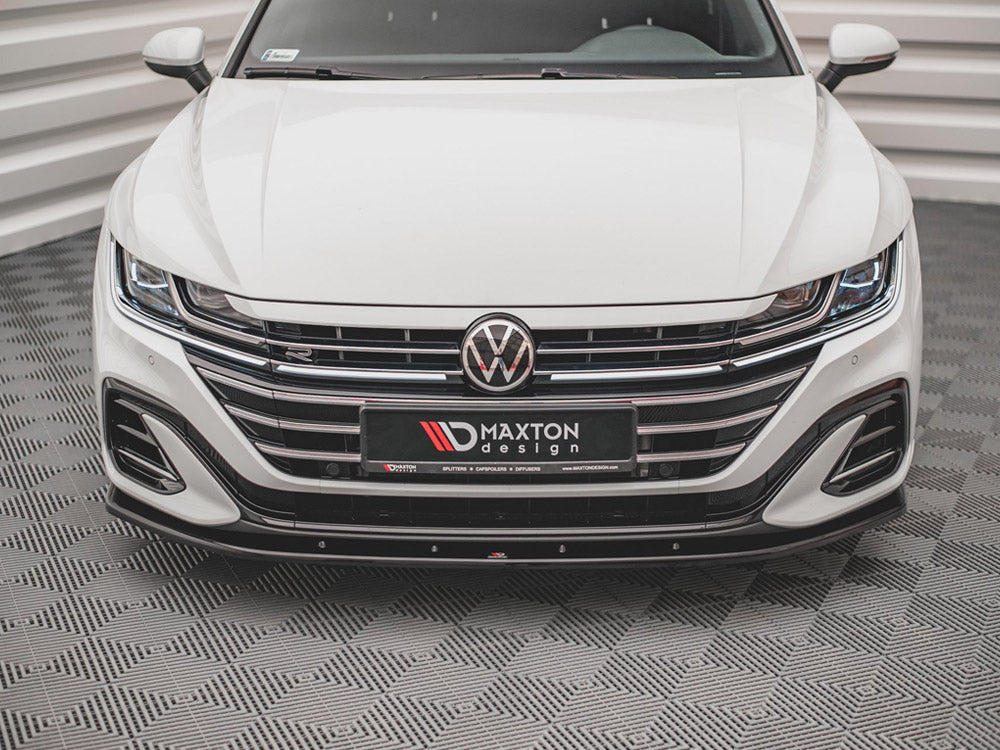 Maxton Design Front Splitter V.2 Volkswagen Arteon R-Line Sedan / Shooting Brake Mk1 Facelift