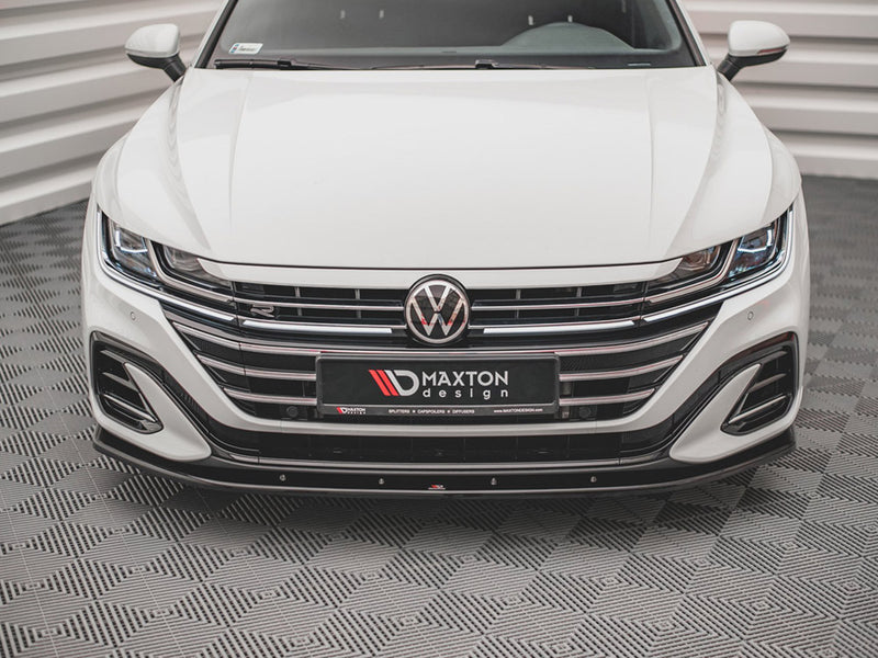 Maxton Design Front Splitter V.2 Volkswagen Arteon R-Line Sedan / Shooting Brake Mk1 Facelift