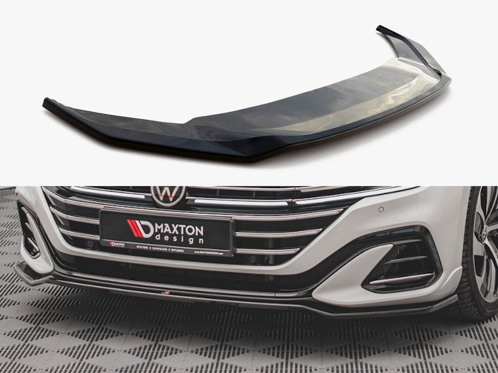 Maxton Design Front Splitter V.3 Volkswagen Arteon R-Line Sedan / Shooting Brake Mk1 Facelift