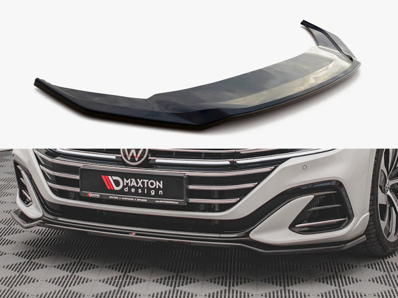Maxton Design Front Splitter V.3 Volkswagen Arteon R-Line Sedan / Shooting Brake Mk1 Facelift