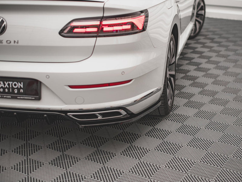 Maxton Design Rear Side Splitters Volkswagen Arteon R-Line Sedan / Shooting Brake Mk1 Facelift
