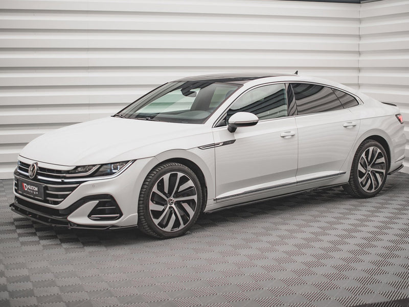 Maxton Design Side Skirt Diffusers Volkswagen Arteon R/ R-Line Sedan / Shooting Brake Mk1 Facelift