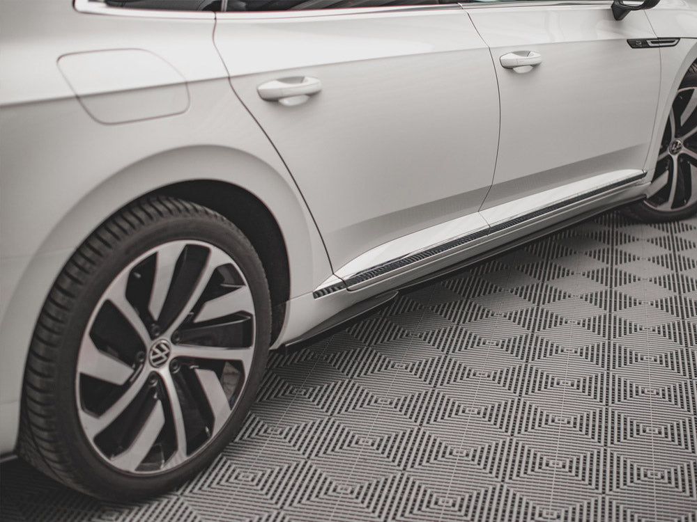 Maxton Design Side Skirt Diffusers Volkswagen Arteon R/ R-Line Sedan / Shooting Brake Mk1 Facelift