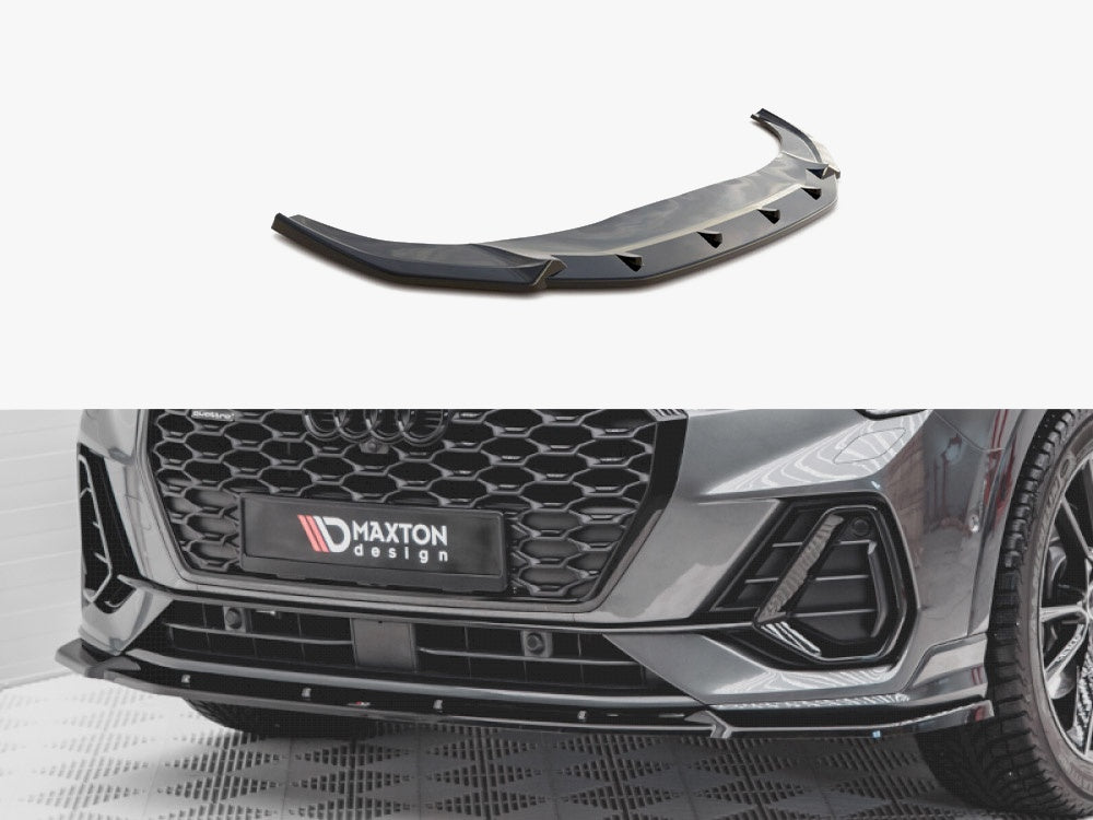 Maxton Design Front Splitter V.2 Audi Q3 Sportback / SUV S-Line F3