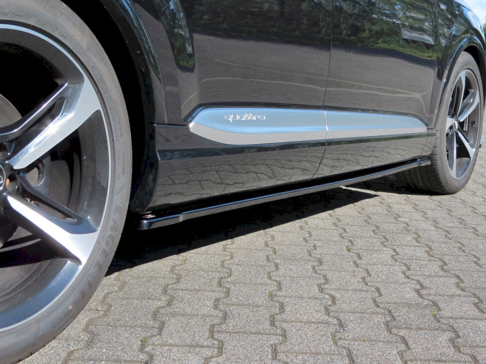 Maxton Design Side Skirts Diffusers Audi SQ7 / Q7 S-Line Mk2 - Textured