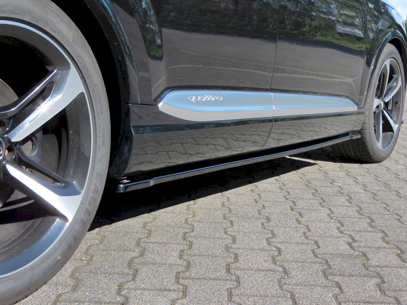 Maxton Design Side Skirts Diffusers Audi SQ7 / Q7 S-Line Mk2 - Textured