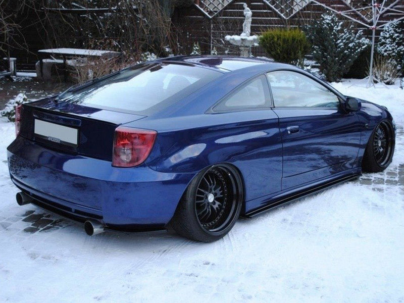 Maxton Design Rear Side Splitters Toyota Celica T23 Preface - Carbon Look