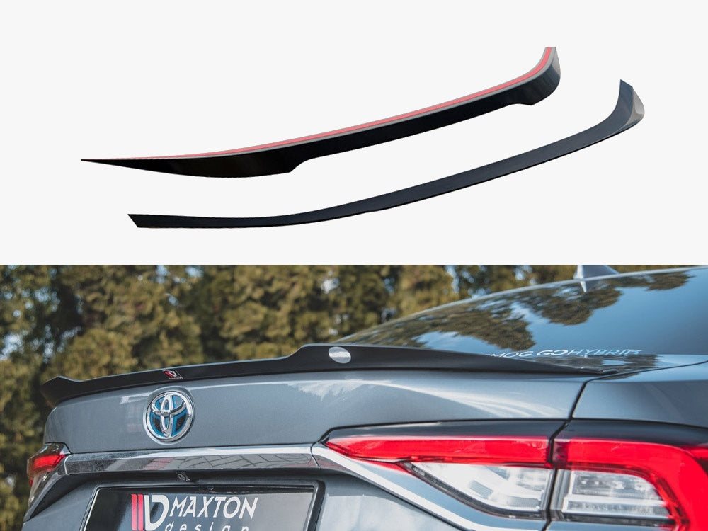 Maxton Design Spoiler CAP Toyota Corolla Mk12 Sedan - Textured