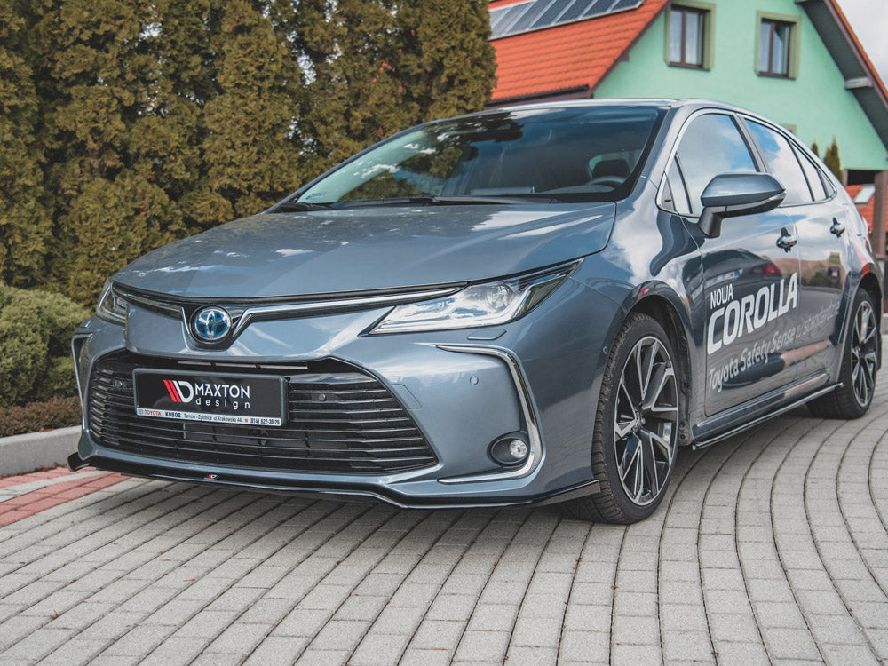 Maxton Design Front Splitter Toyota Corolla Mk12 Sedan - Carbon Look