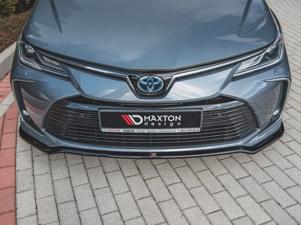 Maxton Design Front Splitter Toyota Corolla Mk12 Sedan - Carbon Look