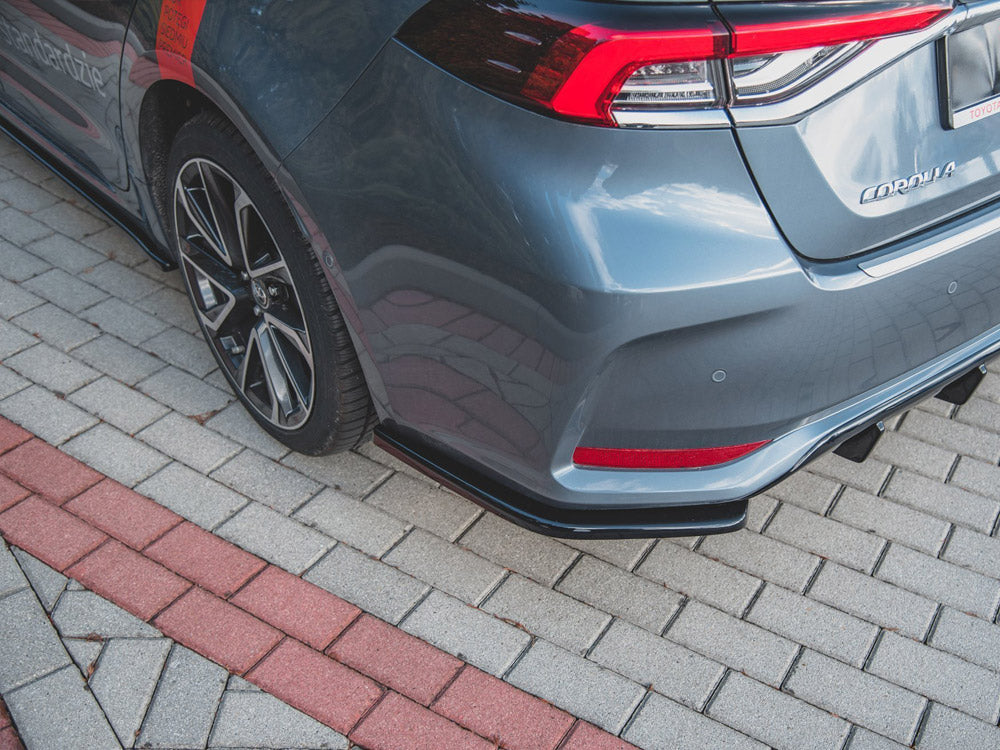 Maxton Design Rear Side Splitters Toyota Corolla Mk12 Sedan - Carbon Look