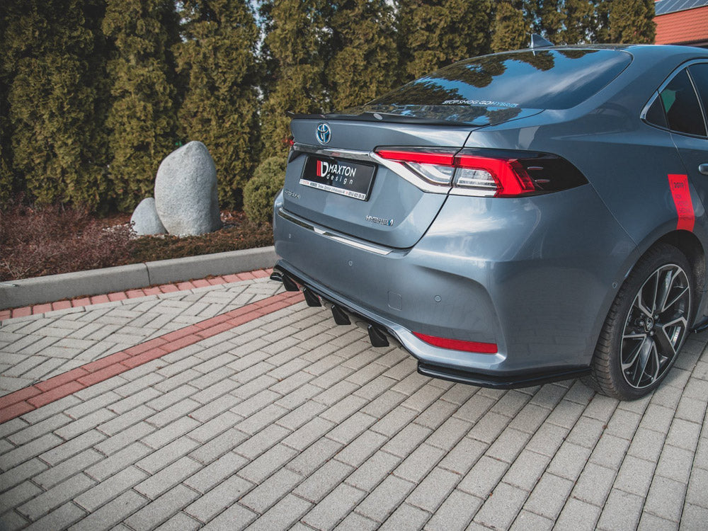 Maxton Design Rear Side Splitters Toyota Corolla Mk12 Sedan - Carbon Look