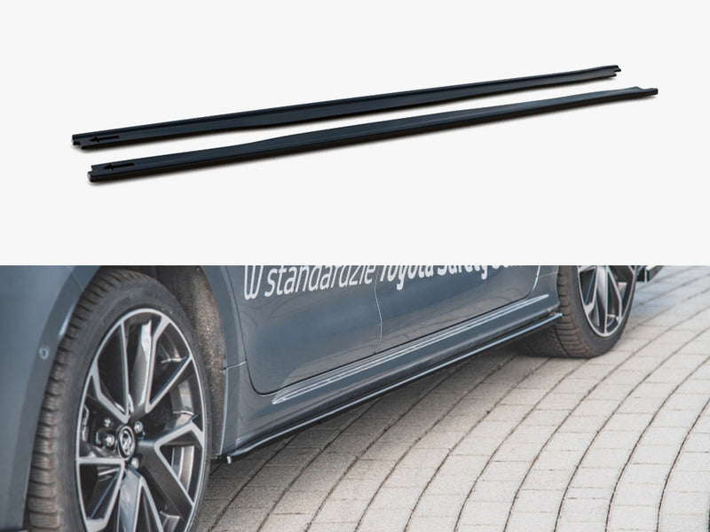 Maxton Design Side Skirts Diffusers Toyota Corolla Mk12 Sedan - Textured