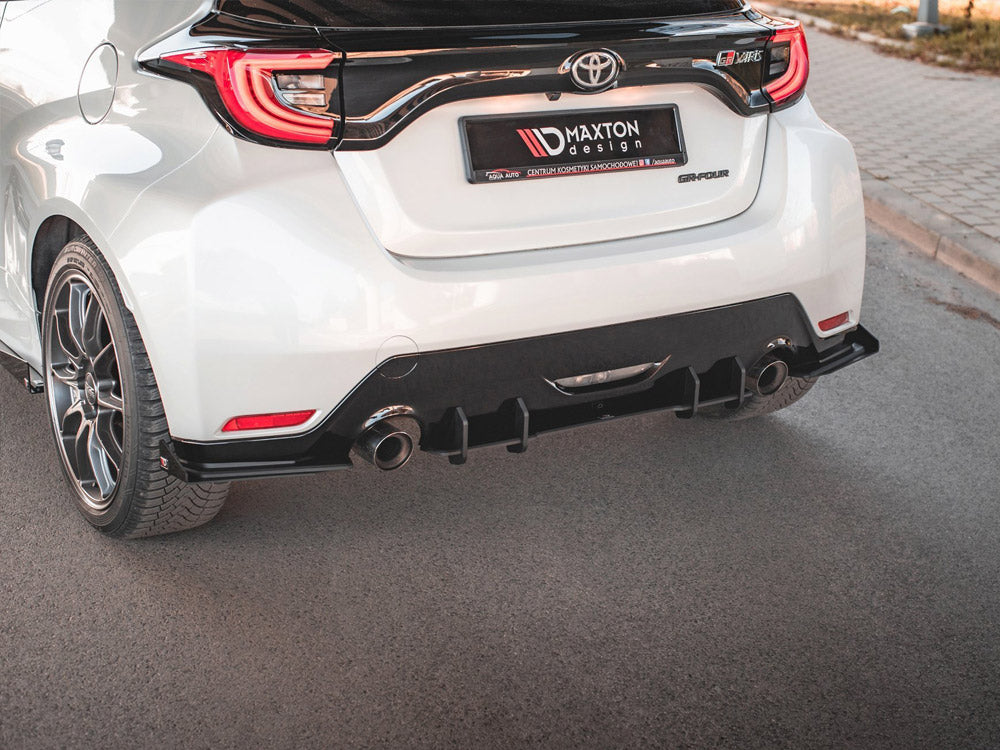 Maxton Design Street PRO Rear Diffuser Toyota GR Yaris Mk4 - Black-Red