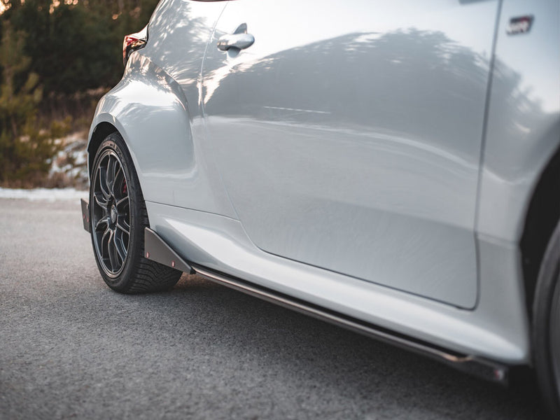 Maxton Design Side Skirts Diffusers V.2 + Flaps Toyota GR Yaris Mk4