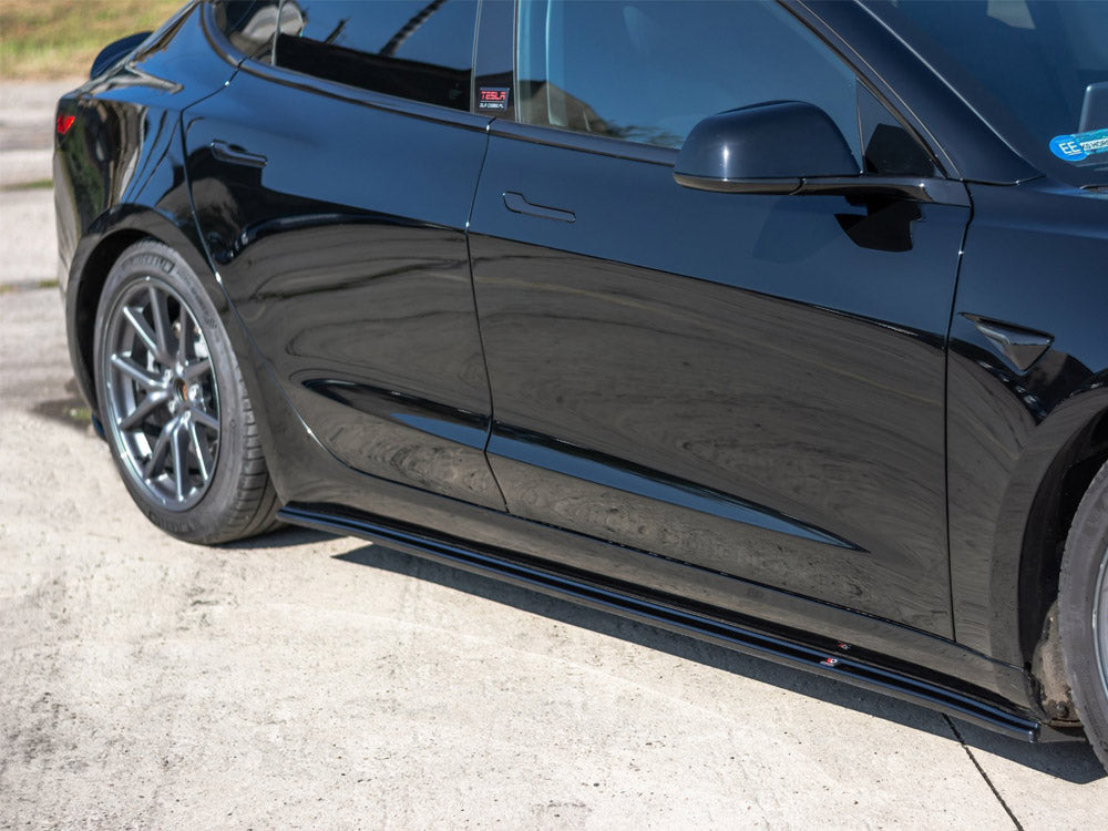 Maxton Design Side Skirts Diffusers Tesla Model 3 / Model 3 Performance Mk1 / Mk1 Facelift