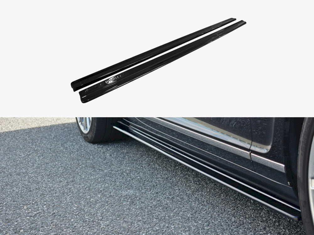 Maxton Design Side Skirts Splitters Bentley Continental GT (2009-12) - Carbon Look