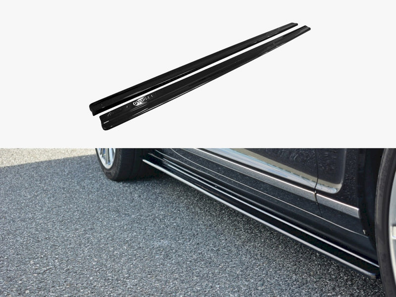 Maxton Design Side Skirts Splitters Bentley Continental GT (2009-12) - Carbon Look
