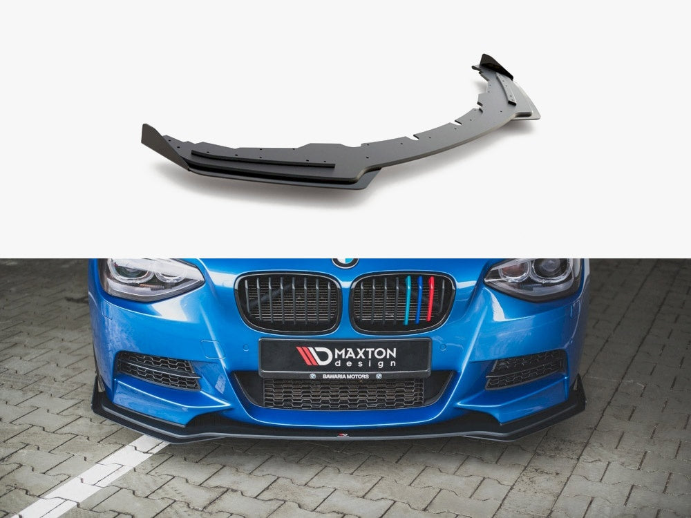 Maxton Design Street PRO Front Splitter + Flaps BMW M135I F20
