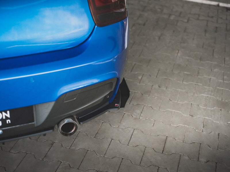 Maxton Design Street PRO Rear Side Splitters + Flaps BMW M135I F20