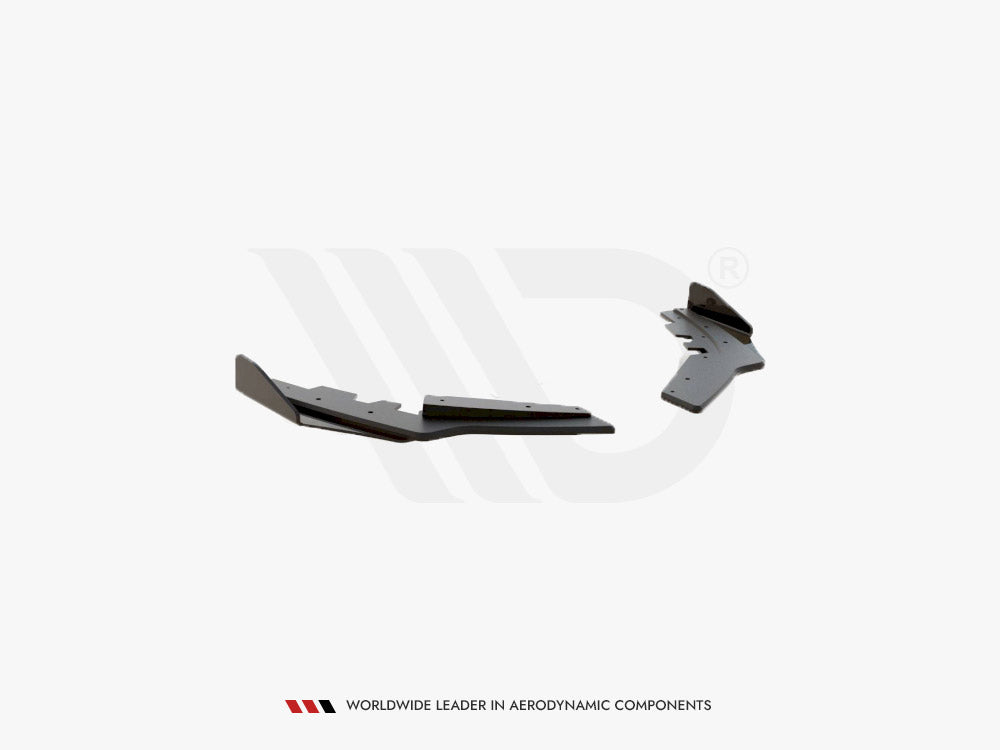 Maxton Design Street PRO Rear Side Splitters + Flaps BMW M135I F20