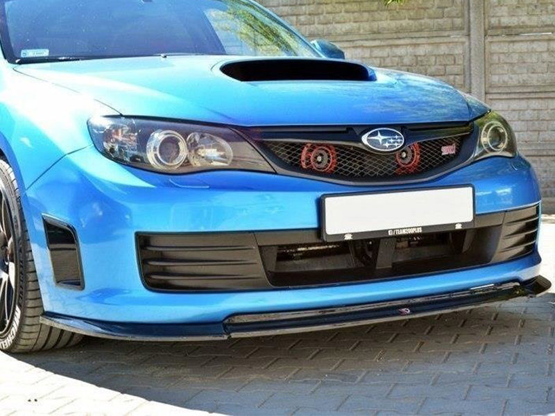 Maxton Design Front Splitter V.2 Subaru Impreza WRX STI (2009-2011) - Textured