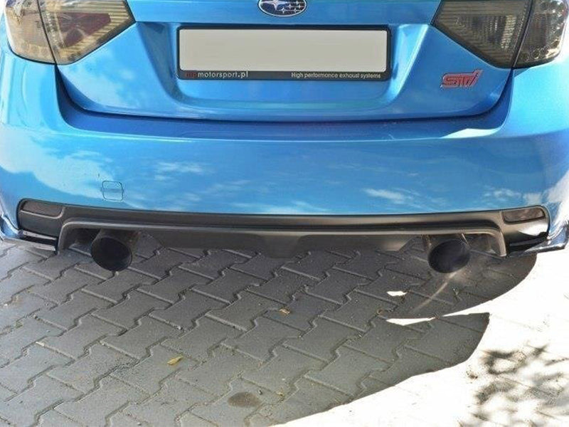 Maxton Design Rear Side Splitters Subaru Impreza WRX STI Mk3 - Carbon Look