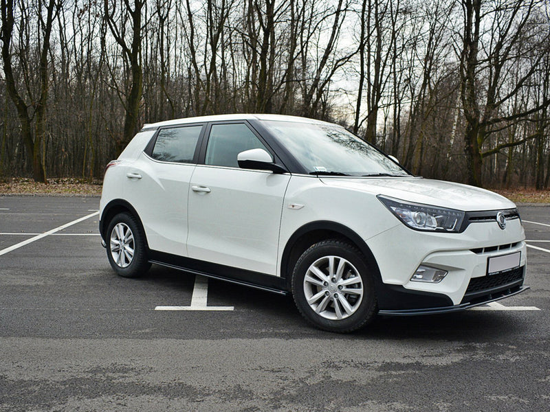 Maxton Design Side Skirts Splitters  Ssangyong Tivoli (2015-2019) - Carbon Look