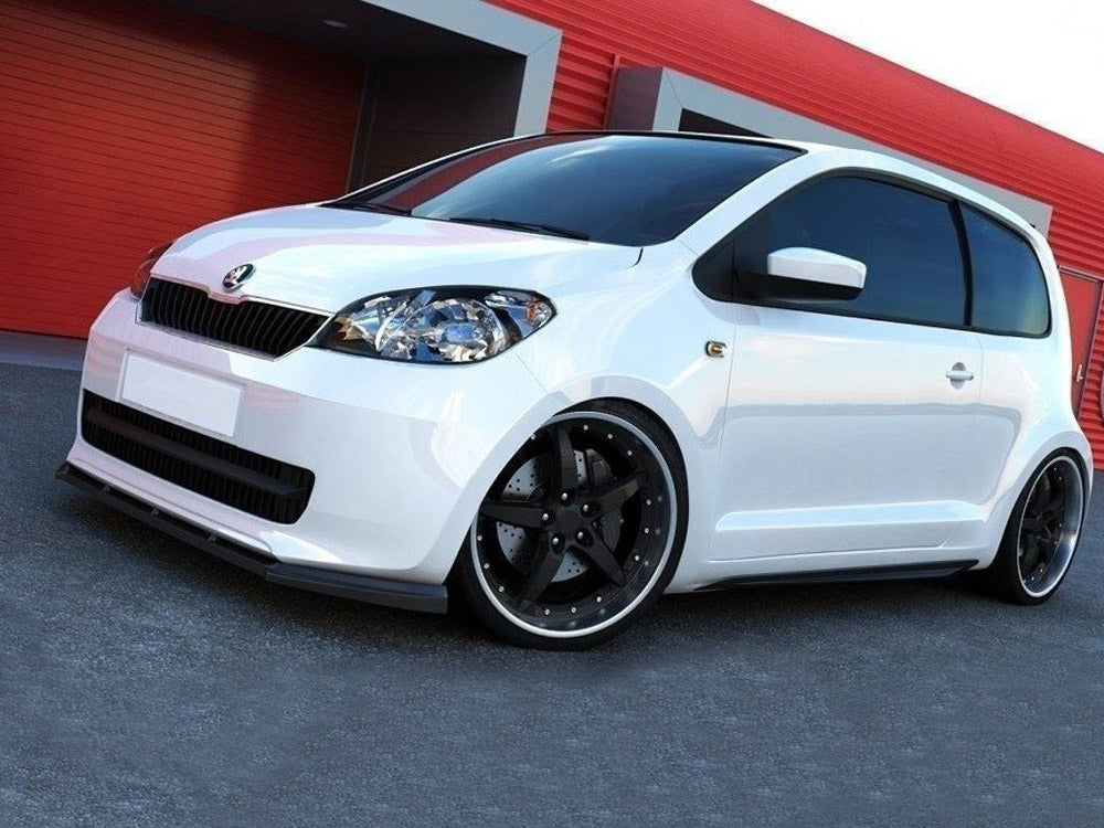 Maxton Design Front Splitter Skoda Citigo  - Carbon Look