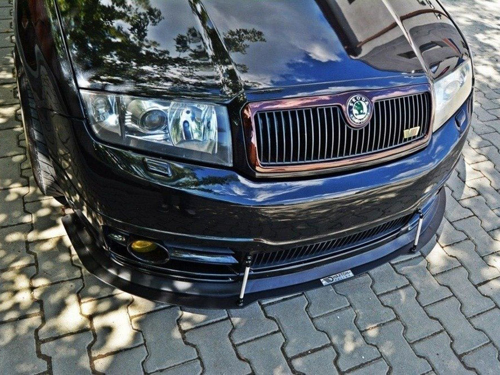 Maxton Design Front Racing Splitter Skoda Fabia I RS ( + EZ LIP PRO )