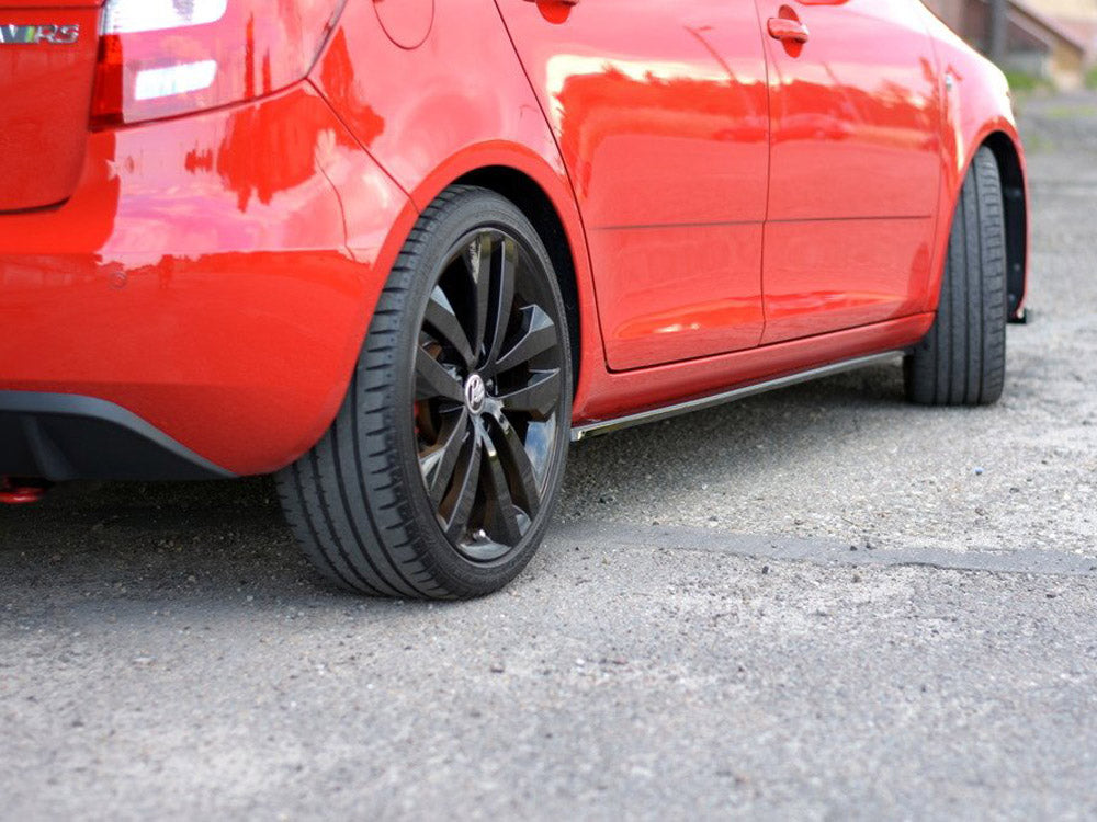 Maxton Design Side Skirts Diffusers Skoda Fabia MK2 RS (2010-2014)