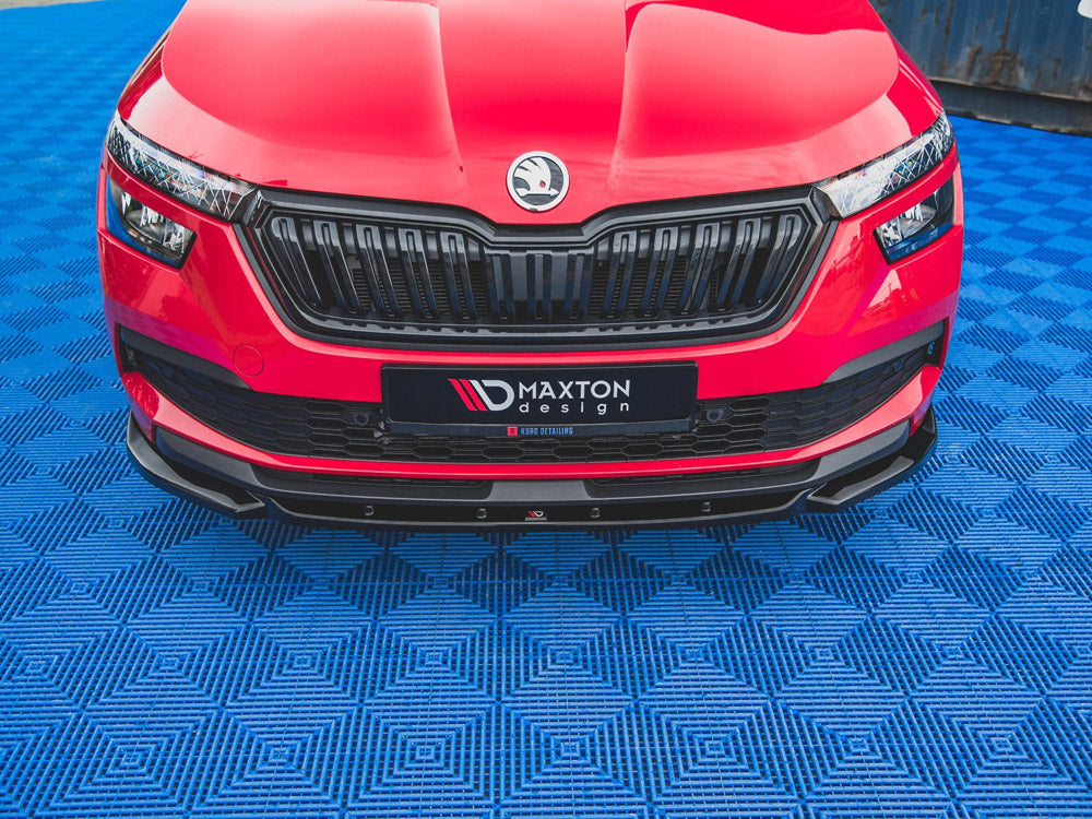 Maxton Design Front Splitter V1 Skoda Kamiq (2019-) - Carbon Look