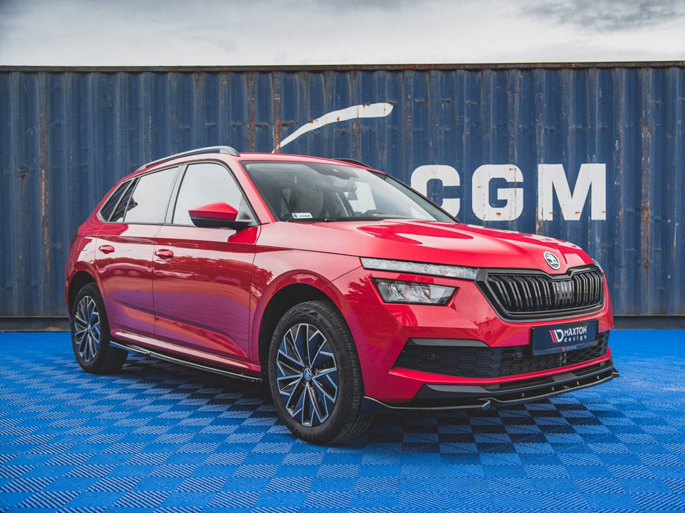 Maxton Design Side Skirts Diffusers Skoda Kamiq (2019-) - Carbon Look
