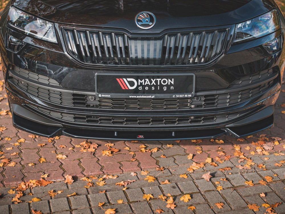 Maxton Design Front Splitter Skoda Karoq Sportline