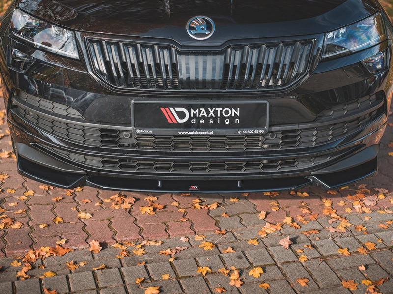 Maxton Design Front Splitter Skoda Karoq Sportline