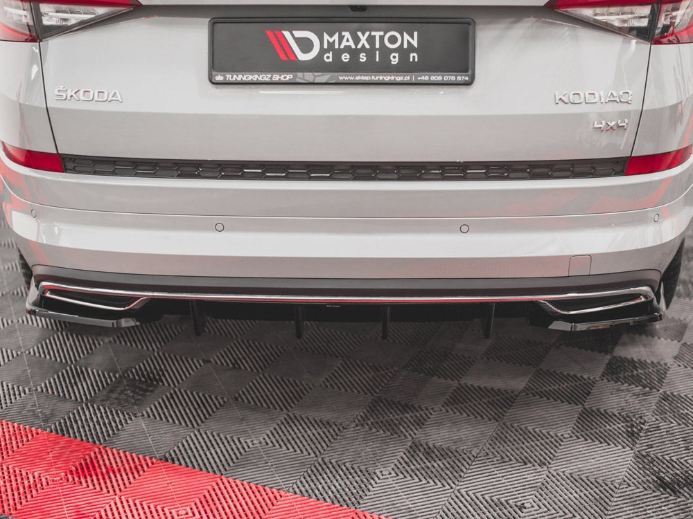 Maxton Design Rear Valance Skoda Kodiaq Mk1 Sportline - Carbon Look