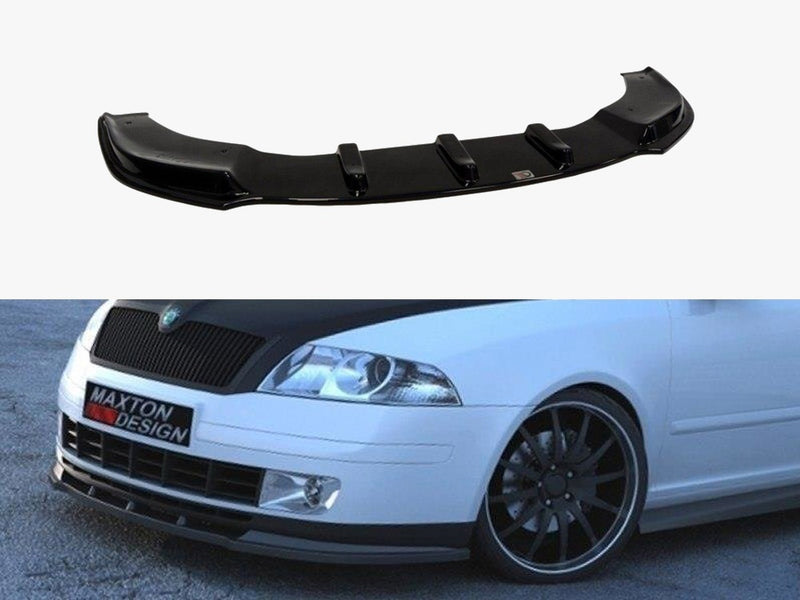 Maxton Design Front Splitter Octavia 2 Preface Model, Standard Bumper