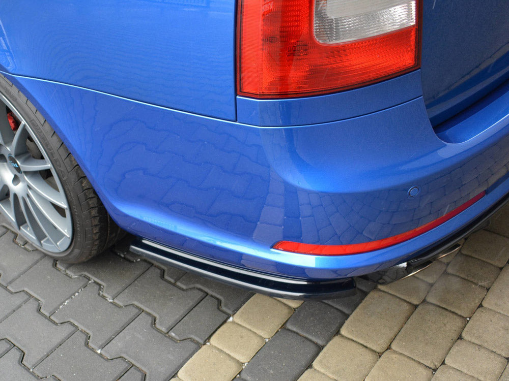 Maxton Design Rear Side Splitters Skoda Octavia Mk2 VRS Estate Facelift