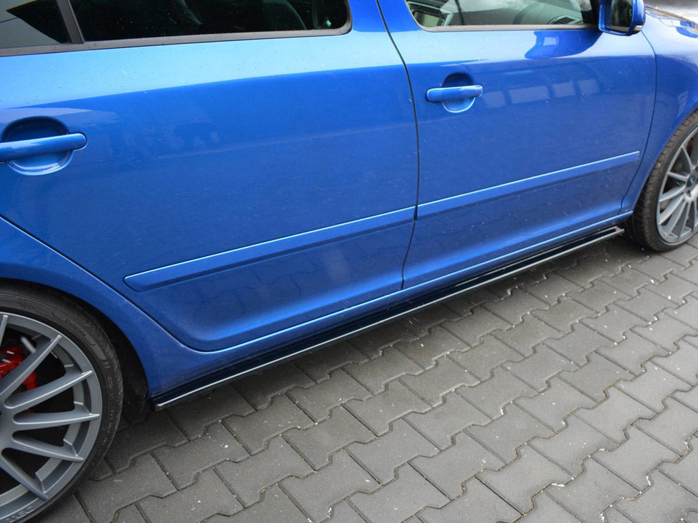 Maxton Design Side Skirts Splitters Skoda Octavia MK2 VRS Facelift  (2008-2013)