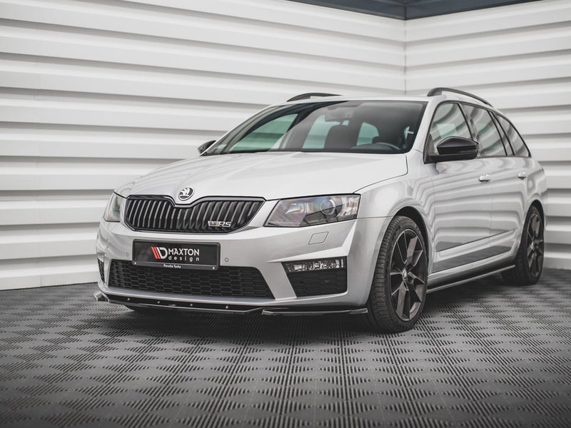 Maxton Design Front Splitter V.4 Skoda Octavia RS Mk3 (2013-2016)