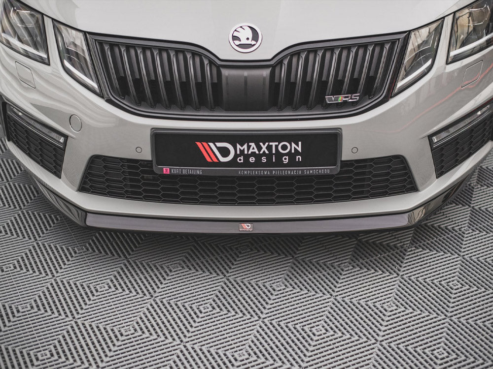 Maxton Design Front Splitter V.1 Skoda Octavia RS MK3 Facelift (2016-2019)