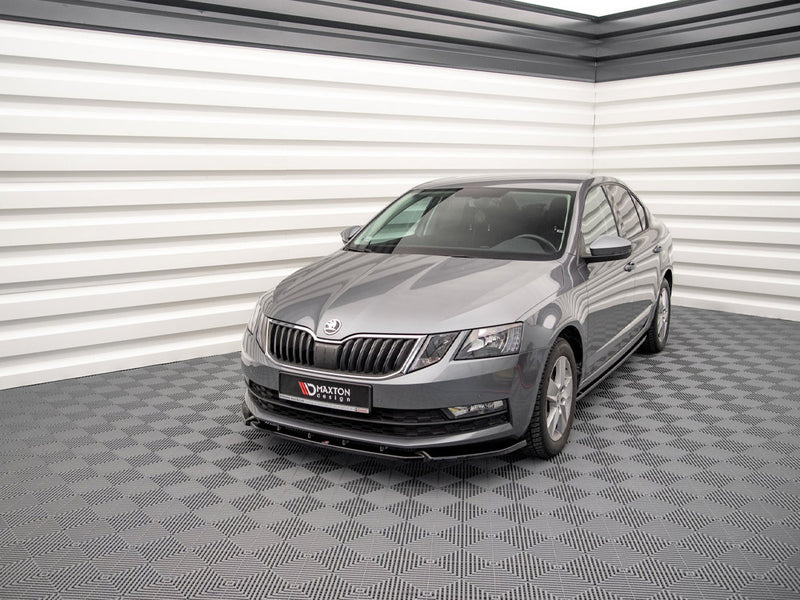 Maxton Design Front Splitter V.1 Skoda Octavia MK3 Facelift (2016-2020)