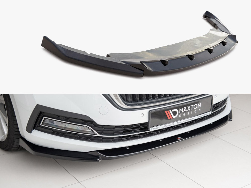 Maxton Design Front Splitter V.1 Skoda Octavia Mk4
