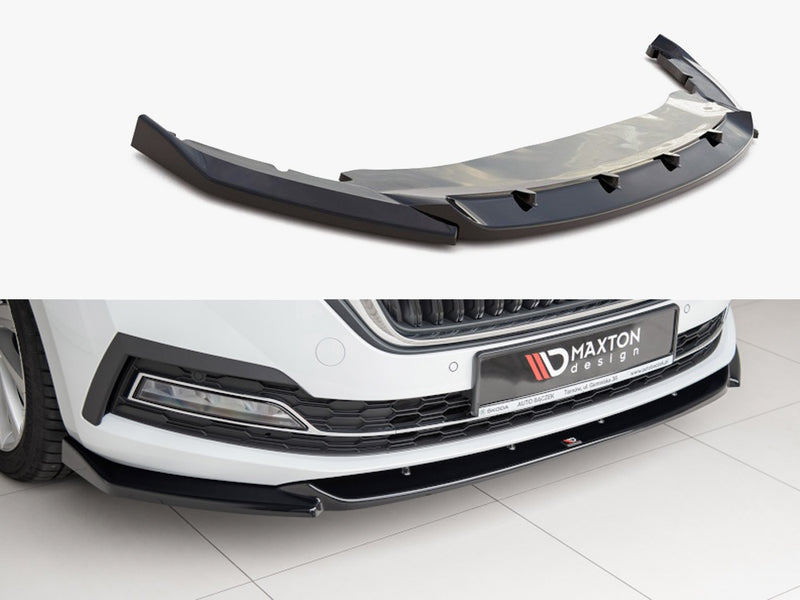 Maxton Design Front Splitter V.1 Skoda Octavia Mk4