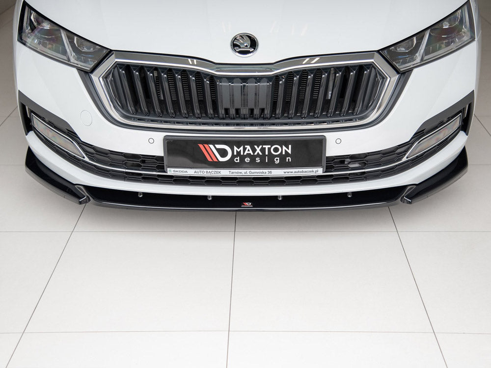 Maxton Design Front Splitter V.1 Skoda Octavia Mk4
